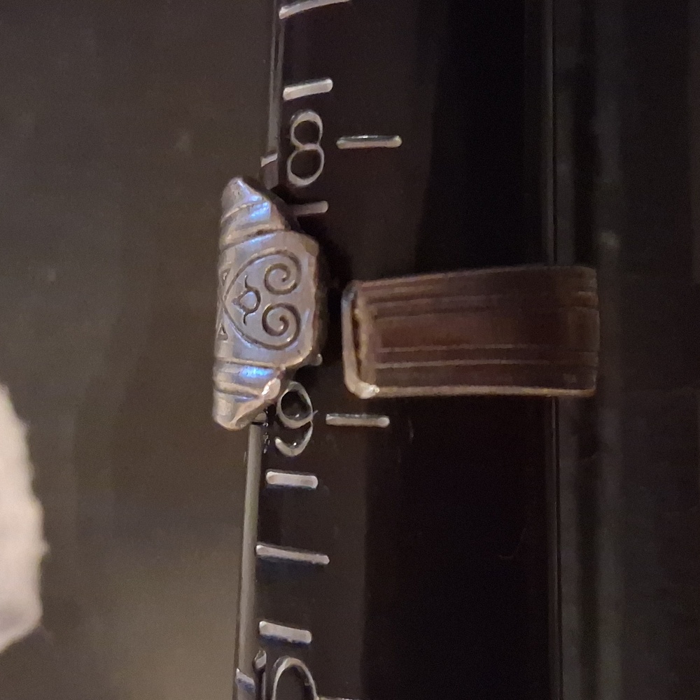 NATIONAL SILVER COMPANY SPOON RING - Picture 3 of 4